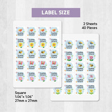 Load image into Gallery viewer, Stick-On Clothing Name Label Stickers - Fairy Tale