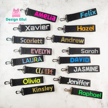 Load image into Gallery viewer, Luggage Tag, Bag Tag, Name Tag, Custom Bag Tag, Custom Luggage Tag, Custom Name Tag, Personalized Bag Tag, Personalized Luggage Tag, Personalized Name Tag, Luggage Strap, Backpack Tag, Webbing Strap Tag, Webbing Tag, Custom Keychain, Personalized Keychain, Name Keychain, Custom Keyring, Personalized Keyring, Name Keyring, Travel Tag, Baggage Tag, Backpack Tag,