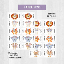 Load image into Gallery viewer, Custom Personalized Waterproof Name Label Sticker, Name Labels Name Stickers, Name Label Stickers for Kids School Daycare Camp, Stick On Labels, Iron On Labels, Shoe Labels, Shoe Stickers, Labels for Shoes, Stickers for Shoes, Clothing Labels, Clothing Stickers, Gift for Kids, Back to School