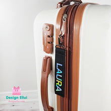 Load image into Gallery viewer, Luggage Tag, Bag Tag, Name Tag, Custom Bag Tag, Custom Luggage Tag, Custom Name Tag, Personalized Bag Tag, Personalized Luggage Tag, Personalized Name Tag, Luggage Strap, Backpack Tag, Webbing Strap Tag, Webbing Tag, Custom Keychain, Personalized Keychain, Name Keychain, Custom Keyring, Personalized Keyring, Name Keyring, Travel Tag, Baggage Tag, Backpack Tag,