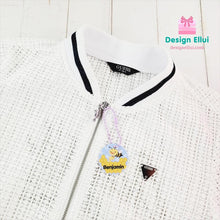 Load image into Gallery viewer, Custom Name Tag, Personalized Name Tag, Card Tag, Bag Tag, Luggage Tag, Backpack Tag, Lunch Bag Tag, Gloves Tag, Zipper Tag, Name Keychain, Keychain, Keyring, for Kids School, Daycare, Camp, Kids Gift