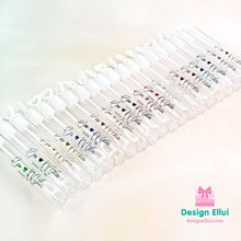 Load image into Gallery viewer, Clear Foil Labels, Custom foil labels, Personalized foil labels, Transparent Foil Name Labels, Waterproof Stickers, Name Label Stickers for Kids, School, Daycare, Camp, Foil Stickers Wedding Invitation Card Seals Seal Stickers