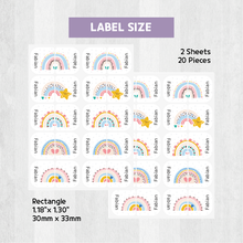 Load image into Gallery viewer, Custom Personalized Waterproof Name Label Sticker, Name Labels Name Stickers, Name Label Stickers for Kids School Daycare Camp, Stick On Labels, Iron On Labels, Shoe Labels, Shoe Stickers, Labels for Shoes, Stickers for Shoes, Clothing Labels, Clothing Stickers, Gift for Kids, Back to School