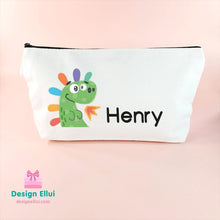 Load image into Gallery viewer, custom bag, personalized bag, cotton bag, canvas bag, cotton pouch, pouch bag, cotton canvas pouch bag, zipper bag, zippered bag, shoulder bag, shopper bag, handbag, tote bag, diaper bag, eco bag, snack bag, lunch bag, shoe bag, clothes bag, cosmetic bag, toiletry bag, custom cosmetic bag, personalized cosmetic bag, canvas drawstring bag, drawstring pouch, backpack, kids, school, kinder, daycare, camp