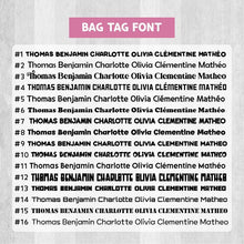 Load image into Gallery viewer, Luggage Tag, Bag Tag, Name Tag, Custom Bag Tag, Custom Luggage Tag, Custom Name Tag, Personalized Bag Tag, Personalized Luggage Tag, Personalized Name Tag, Luggage Strap, Backpack Tag, Webbing Strap Tag, Webbing Tag, Custom Keychain, Personalized Keychain, Name Keychain, Custom Keyring, Personalized Keyring, Name Keyring, Travel Tag, Baggage Tag, Backpack Tag,