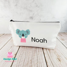 Load image into Gallery viewer, custom bag, personalized bag, cotton bag, canvas bag, cotton pouch, pouch bag, cotton canvas pouch bag, zipper bag, zippered bag, shoulder bag, shopper bag, handbag, tote bag, diaper bag, eco bag, snack bag, lunch bag, shoe bag, clothes bag, cosmetic bag, toiletry bag, custom cosmetic bag, personalized cosmetic bag, canvas drawstring bag, drawstring pouch, backpack, kids, school, kinder, daycare, camp