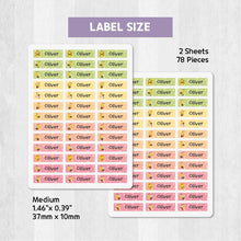 Load image into Gallery viewer, Iron-On Clothing Name Label Stickers - Bee