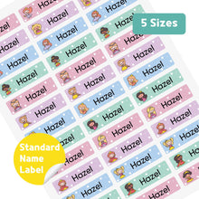 Load image into Gallery viewer, Standard Waterproof Name Label Stickers - Princess
