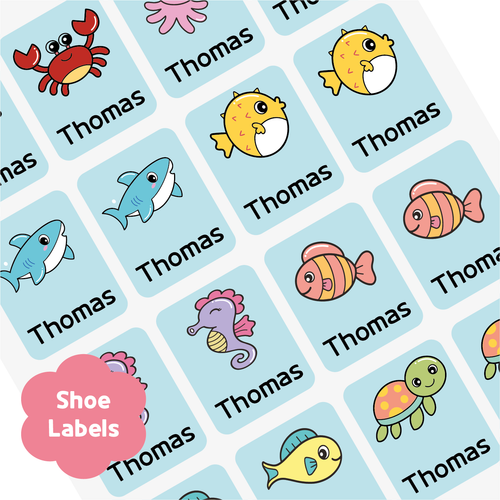 Custom Personalized Waterproof Name Label Sticker, Name Labels Name Stickers, Name Label Stickers for Kids School Daycare Camp, Stick On Labels, Iron On Labels, Shoe Labels, Shoe Stickers, Labels for Shoes, Stickers for Shoes, Clothing Labels, Clothing Stickers, Gift for Kids, Back to School