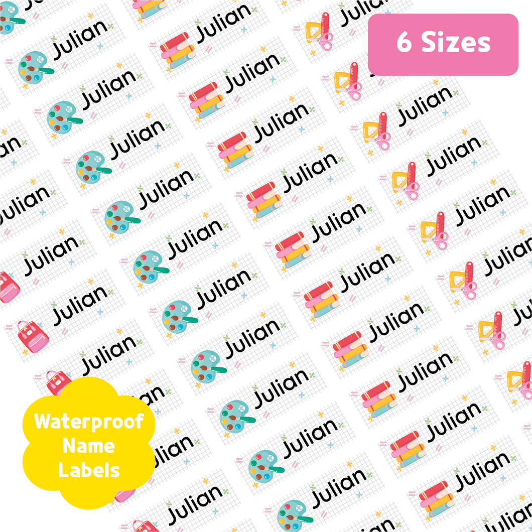 Custom Personalized Waterproof Name Label Sticker, Name Labels Name Stickers, Name Label Stickers for Kids School Daycare Camp, Stick On Labels, Iron On Labels, Shoe Labels, Shoe Stickers, Labels for Shoes, Stickers for Shoes, Clothing Labels, Clothing Stickers, Gift for Kids, Back to School
