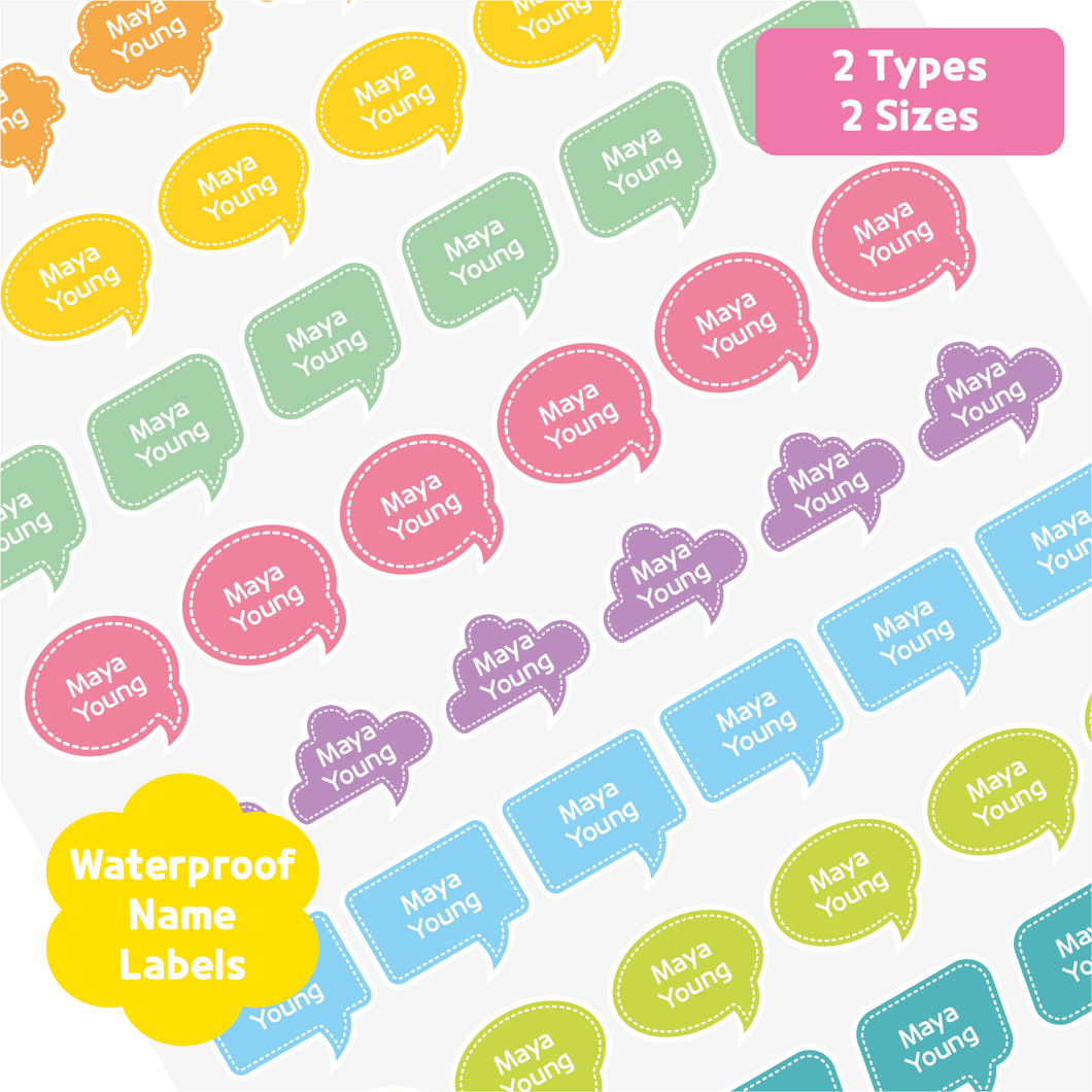 Custom Personalized Waterproof Name Label Sticker, Name Labels Name Stickers, Name Label Stickers for Kids School Daycare Camp, Stick On Labels, Iron On Labels, Shoe Labels, Shoe Stickers, Labels for Shoes, Stickers for Shoes, Clothing Labels, Clothing Stickers, Gift for Kids, Back to School