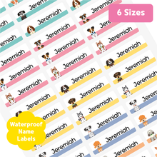 Load image into Gallery viewer, Custom Personalized Waterproof Name Label Sticker, Name Labels Name Stickers, Name Label Stickers for Kids School Daycare Camp, Stick On Labels, Iron On Labels, Shoe Labels, Shoe Stickers, Labels for Shoes, Stickers for Shoes, Clothing Labels, Clothing Stickers, Gift for Kids, Back to School
