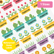 Load image into Gallery viewer, Custom Personalized Waterproof Name Label Sticker, Name Labels Name Stickers, Name Label Stickers for Kids School Daycare Camp, Stick On Labels, Iron On Labels, Shoe Labels, Shoe Stickers, Labels for Shoes, Stickers for Shoes, Clothing Labels, Clothing Stickers, Gift for Kids, Back to School
