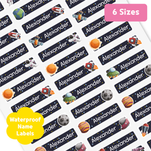 Load image into Gallery viewer, Custom Personalized Waterproof Name Label Sticker, Name Labels Name Stickers, Name Label Stickers for Kids School Daycare Camp, Stick On Labels, Iron On Labels, Shoe Labels, Shoe Stickers, Labels for Shoes, Stickers for Shoes, Clothing Labels, Clothing Stickers, Gift for Kids, Back to School

