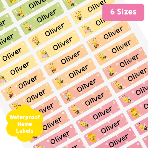 Custom Personalized Waterproof Name Label Sticker, Name Labels Name Stickers, Name Label Stickers for Kids School Daycare Camp, Stick On Labels, Iron On Labels, Shoe Labels, Shoe Stickers, Labels for Shoes, Stickers for Shoes, Clothing Labels, Clothing Stickers, Gift for Kids, Back to School