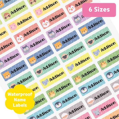Custom Personalized Waterproof Name Label Sticker, Name Labels Name Stickers, Name Label Stickers for Kids School Daycare Camp, Stick On Labels, Iron On Labels, Shoe Labels, Shoe Stickers, Labels for Shoes, Stickers for Shoes, Clothing Labels, Clothing Stickers, Gift for Kids, Back to School