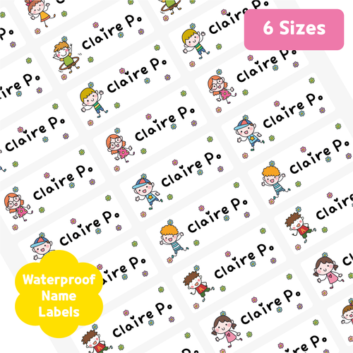 Custom Personalized Waterproof Name Label Sticker, Name Labels Name Stickers, Name Label Stickers for Kids School Daycare Camp, Stick On Labels, Iron On Labels, Shoe Labels, Shoe Stickers, Labels for Shoes, Stickers for Shoes, Clothing Labels, Clothing Stickers, Gift for Kids, Back to School