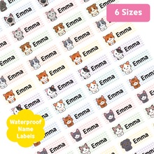 Load image into Gallery viewer, Custom Personalized Waterproof Name Label Sticker, Name Labels Name Stickers, Name Label Stickers for Kids School Daycare Camp, Stick On Labels, Iron On Labels, Shoe Labels, Shoe Stickers, Labels for Shoes, Stickers for Shoes, Clothing Labels, Clothing Stickers, Gift for Kids, Back to School
