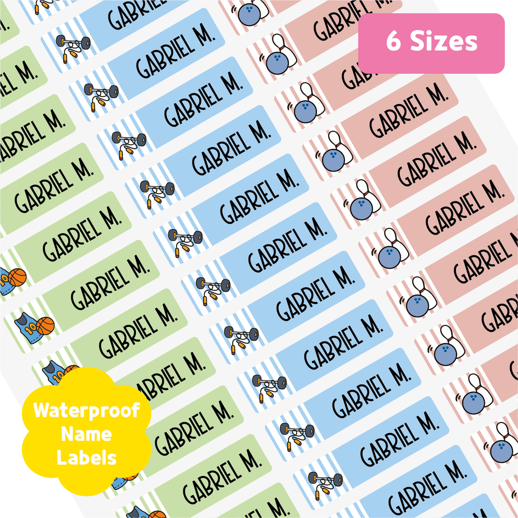 Custom Personalized Waterproof Name Label Sticker, Name Labels Name Stickers, Name Label Stickers for Kids School Daycare Camp, Stick On Labels, Iron On Labels, Shoe Labels, Shoe Stickers, Labels for Shoes, Stickers for Shoes, Clothing Labels, Clothing Stickers, Gift for Kids, Back to School