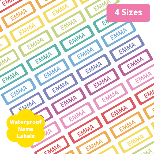 Custom Personalized Waterproof Name Label Sticker, Name Labels Name Stickers, Name Label Stickers for Kids School Daycare Camp, Stick On Labels, Iron On Labels, Shoe Labels, Shoe Stickers, Labels for Shoes, Stickers for Shoes, Clothing Labels, Clothing Stickers, Gift for Kids, Back to School