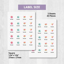 Load image into Gallery viewer, Custom Personalized Waterproof Name Label Sticker, Name Labels Name Stickers, Name Label Stickers for Kids School Daycare Camp, Stick On Labels, Iron On Labels, Shoe Labels, Shoe Stickers, Labels for Shoes, Stickers for Shoes, Clothing Labels, Clothing Stickers, Gift for Kids, Back to School
