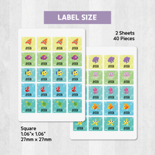 Load image into Gallery viewer, Custom Personalized Waterproof Name Label Sticker, Name Labels Name Stickers, Name Label Stickers for Kids School Daycare Camp, Stick On Labels, Iron On Labels, Shoe Labels, Shoe Stickers, Labels for Shoes, Stickers for Shoes, Clothing Labels, Clothing Stickers, Gift for Kids, Back to School

