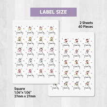 Load image into Gallery viewer, Custom Personalized Waterproof Name Label Sticker, Name Labels Name Stickers, Name Label Stickers for Kids School Daycare Camp, Stick On Labels, Iron On Labels, Shoe Labels, Shoe Stickers, Labels for Shoes, Stickers for Shoes, Clothing Labels, Clothing Stickers, Gift for Kids, Back to School
