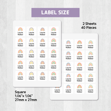 Load image into Gallery viewer, Custom Personalized Waterproof Name Label Sticker, Name Labels Name Stickers, Name Label Stickers for Kids School Daycare Camp, Stick On Labels, Iron On Labels, Shoe Labels, Shoe Stickers, Labels for Shoes, Stickers for Shoes, Clothing Labels, Clothing Stickers, Gift for Kids, Back to School
