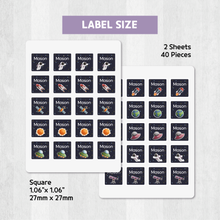 Load image into Gallery viewer, Custom Personalized Waterproof Name Label Sticker, Name Labels Name Stickers, Name Label Stickers for Kids School Daycare Camp, Stick On Labels, Iron On Labels, Shoe Labels, Shoe Stickers, Labels for Shoes, Stickers for Shoes, Clothing Labels, Clothing Stickers, Gift for Kids, Back to School
