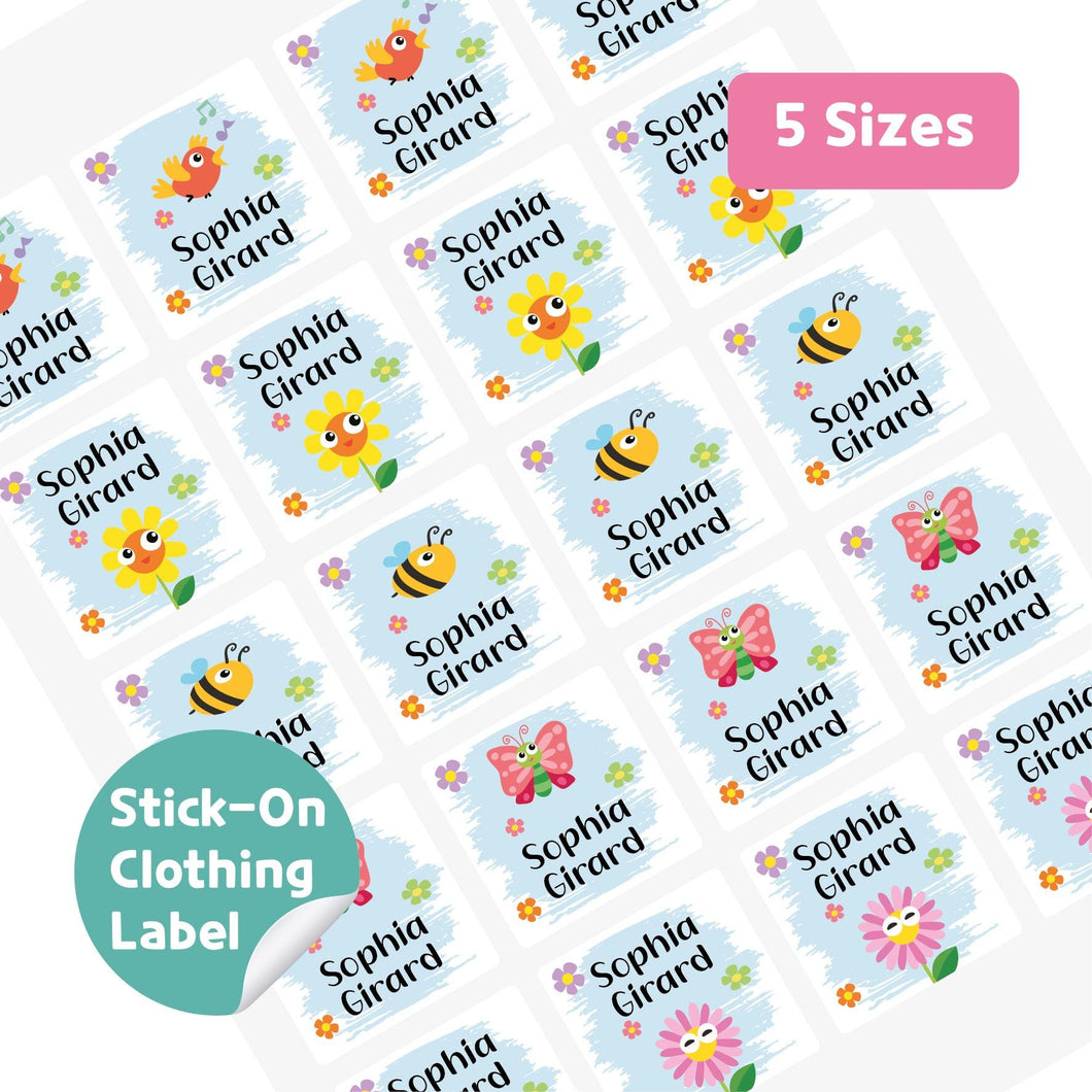 Stick-On Clothing Name Label Stickers - Fairy Tale