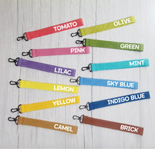 Load image into Gallery viewer, Luggage Tag, Luggage Tags, Bag Tag, Bag Tags, Name Tag, Custom Bag Tag, Custom Luggage Tag, Personalized Bag Tag, Personalized Luggage Tag, Luggage Strap, Backpack Tag, Strap Tag, Name Keychain, Embroidered Tag, for Kids School, Daycare, Camp, Gift

