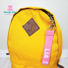 Load image into Gallery viewer, Luggage Tag, Bag Tag, Name Tag, Custom Bag Tag, Custom Luggage Tag, Custom Name Tag, Personalized Bag Tag, Personalized Luggage Tag, Personalized Name Tag, Luggage Strap, Backpack Tag, Webbing Strap Tag, Webbing Tag, Custom Keychain, Personalized Keychain, Name Keychain, Custom Keyring, Personalized Keyring, Name Keyring, Travel Tag, Baggage Tag, Backpack Tag,
