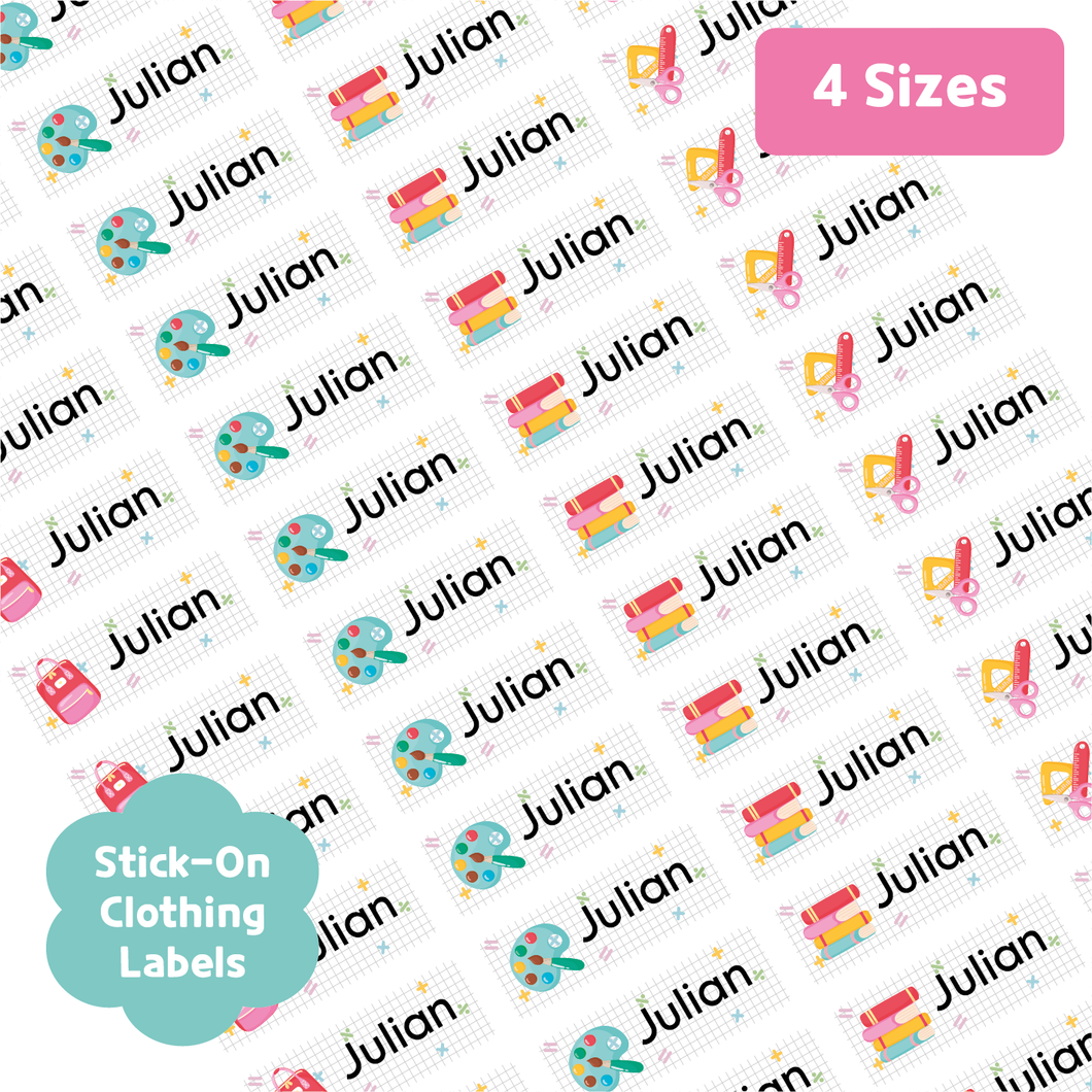 Custom Personalized Waterproof Name Label Sticker, Name Labels Name Stickers, Name Label Stickers for Kids School Daycare Camp, Stick On Labels, Iron On Labels, Shoe Labels, Shoe Stickers, Labels for Shoes, Stickers for Shoes, Clothing Labels, Clothing Stickers, Gift for Kids, Back to School
