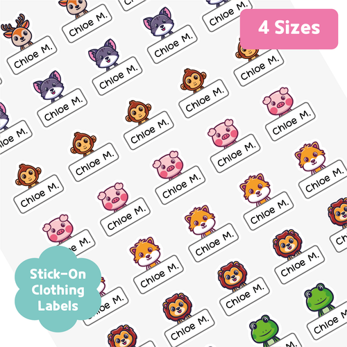 Custom Personalized Waterproof Name Label Sticker, Name Labels Name Stickers, Name Label Stickers for Kids School Daycare Camp, Stick On Labels, Iron On Labels, Shoe Labels, Shoe Stickers, Labels for Shoes, Stickers for Shoes, Clothing Labels, Clothing Stickers, Gift for Kids, Back to School