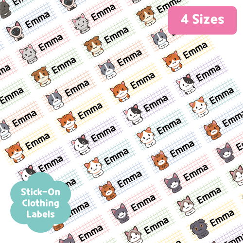 Custom Personalized Waterproof Name Label Sticker, Name Labels Name Stickers, Name Label Stickers for Kids School Daycare Camp, Stick On Labels, Iron On Labels, Shoe Labels, Shoe Stickers, Labels for Shoes, Stickers for Shoes, Clothing Labels, Clothing Stickers, Gift for Kids, Back to School