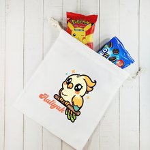 Load image into Gallery viewer, Canvas Cotton Drawstring Pouch Bag, Backpack, Tote Bag, Zippered Bag, Shoulder Bag, Handbag, Shopper Bag, Custom Personalized Sack, Pouch Bag, Lunch Bag, Clothing Bag, Shoes Bag, Snack Bag, for Kids, School, Daycare, Camp
