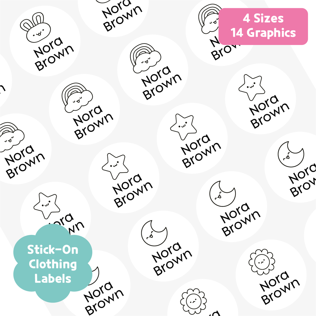 Custom Personalized Waterproof Name Label Sticker, Name Labels Name Stickers, Name Label Stickers for Kids School Daycare Camp, Stick On Labels, Iron On Labels, Shoe Labels, Shoe Stickers, Labels for Shoes, Stickers for Shoes, Clothing Labels, Clothing Stickers, Gift for Kids, Back to School