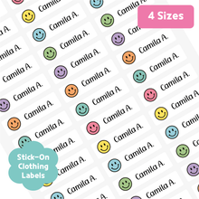 Load image into Gallery viewer, Custom Personalized Waterproof Name Label Sticker, Name Labels Name Stickers, Name Label Stickers for Kids School Daycare Camp, Stick On Labels, Iron On Labels, Shoe Labels, Shoe Stickers, Labels for Shoes, Stickers for Shoes, Clothing Labels, Clothing Stickers, Gift for Kids, Back to School
