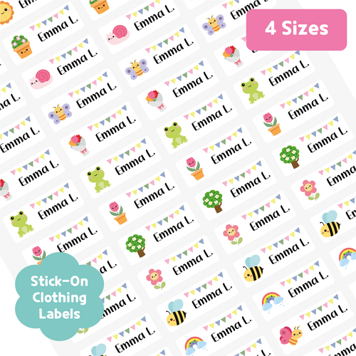 Custom Personalized Waterproof Name Label Sticker, Name Labels Name Stickers, Name Label Stickers for Kids School Daycare Camp, Stick On Labels, Iron On Labels, Shoe Labels, Shoe Stickers, Labels for Shoes, Stickers for Shoes, Clothing Labels, Clothing Stickers, Gift for Kids, Back to School