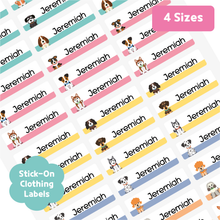 Load image into Gallery viewer, Custom Personalized Waterproof Name Label Sticker, Name Labels Name Stickers, Name Label Stickers for Kids School Daycare Camp, Stick On Labels, Iron On Labels, Shoe Labels, Shoe Stickers, Labels for Shoes, Stickers for Shoes, Clothing Labels, Clothing Stickers, Gift for Kids, Back to School
