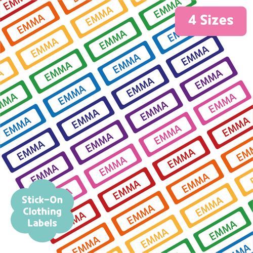 Custom Personalized Waterproof Name Label Sticker, Name Labels Name Stickers, Name Label Stickers for Kids School Daycare Camp, Stick On Labels, Iron On Labels, Shoe Labels, Shoe Stickers, Labels for Shoes, Stickers for Shoes, Clothing Labels, Clothing Stickers, Gift for Kids, Back to School