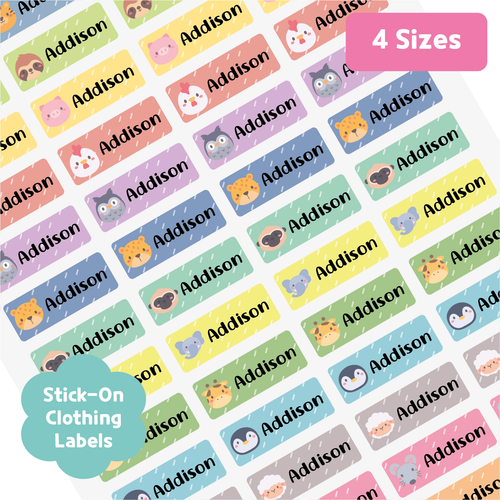 Custom Personalized Waterproof Name Label Sticker, Name Labels Name Stickers, Name Label Stickers for Kids School Daycare Camp, Stick On Labels, Iron On Labels, Shoe Labels, Shoe Stickers, Labels for Shoes, Stickers for Shoes, Clothing Labels, Clothing Stickers, Gift for Kids, Back to School