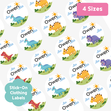 Load image into Gallery viewer, Custom Personalized Waterproof Name Label Sticker, Name Labels Name Stickers, Name Label Stickers for Kids School Daycare Camp, Stick On Labels, Iron On Labels, Shoe Labels, Shoe Stickers, Labels for Shoes, Stickers for Shoes, Clothing Labels, Clothing Stickers, Gift for Kids, Back to School

