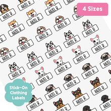 Load image into Gallery viewer, Custom Personalized Waterproof Name Label Sticker, Name Labels Name Stickers, Name Label Stickers for Kids School Daycare Camp, Stick On Labels, Iron On Labels, Shoe Labels, Shoe Stickers, Labels for Shoes, Stickers for Shoes, Clothing Labels, Clothing Stickers, Gift for Kids, Back to School
