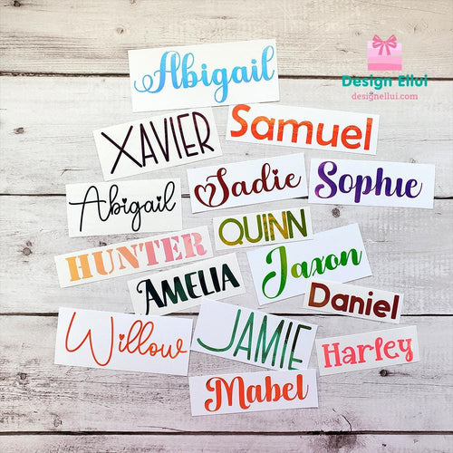 Vinyl Decal Sticker, Custom Decal, Personalized Decal, Custom Vinyl Decal Sticker, Personalized Vinyl Decal Stickers, Waterproof Vinyl Decal for Tumbler, Bottle, Laptop, Bicycle, Helmet, Name Label, Label Sticker, Name Decal, Kids Label, Kids Sticker, Kids Decal for Kids, School, Daycare, Camp