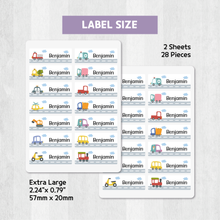 Load image into Gallery viewer, Custom Personalized Waterproof Name Label Sticker, Name Labels Name Stickers, Name Label Stickers for Kids School Daycare Camp, Stick On Labels, Iron On Labels, Shoe Labels, Shoe Stickers, Labels for Shoes, Stickers for Shoes, Clothing Labels, Clothing Stickers, Gift for Kids, Back to School
