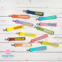 Load image into Gallery viewer, Luggage Tag, Bag Tag, Name Tag, Custom Bag Tag, Custom Luggage Tag, Custom Name Tag, Personalized Bag Tag, Personalized Luggage Tag, Personalized Name Tag, Luggage Strap, Backpack Tag, Webbing Strap Tag, Webbing Tag, Custom Keychain, Personalized Keychain, Name Keychain, Custom Keyring, Personalized Keyring, Name Keyring, Travel Tag, Baggage Tag, Backpack Tag,
