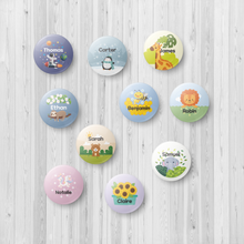 Load image into Gallery viewer, Label, Name Tag, School Badge, Kids Badge, Daycare Badge, Camp Badge, School Button, Camp Button, Daycare Button, Kids Button, Kids Gift
(Makeup Mirror, Cosmetic Mirror, Hand Mirror, Portable Mirror)

