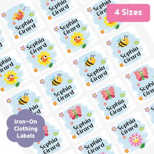 Load image into Gallery viewer, Custom Personalized Waterproof Name Label Sticker, Name Labels Name Stickers, Name Label Stickers for Kids School Daycare Camp, Stick On Labels, Iron On Labels, Shoe Labels, Shoe Stickers, Labels for Shoes, Stickers for Shoes, Clothing Labels, Clothing Stickers, Gift for Kids, Back to School

