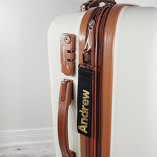 Load image into Gallery viewer, Luggage Tag, Luggage Tags, Bag Tag, Bag Tags, Name Tag, Custom Bag Tag, Custom Luggage Tag, Personalized Bag Tag, Personalized Luggage Tag, Luggage Strap, Backpack Tag, Strap Tag, Name Keychain, Embroidered Tag, for Kids School, Daycare, Camp, Gift
